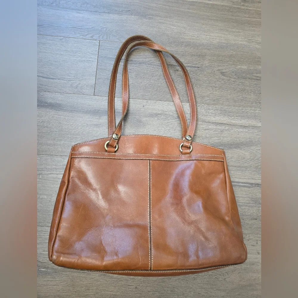 Patricia Nash Leather Shoulder Bag Brown Western  Boho - Picture 9 of 15